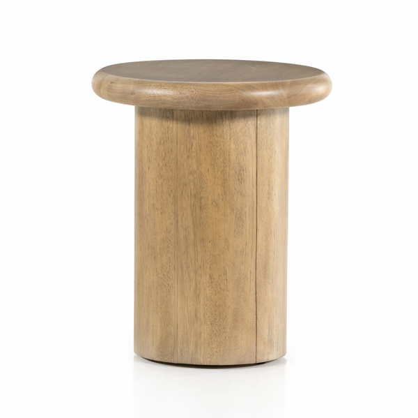 Zach End Table - Burnished Parawood