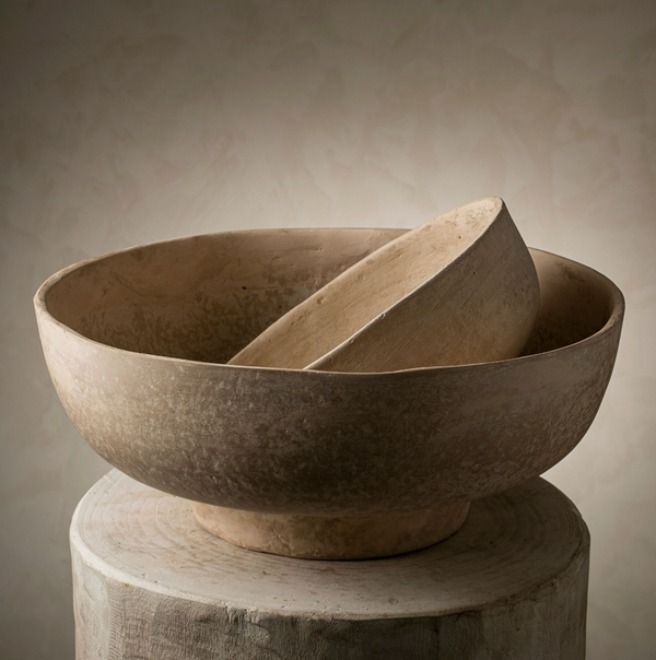 Etna Paper Mache Bowl Large