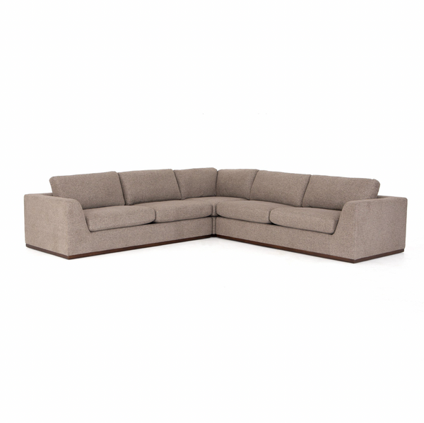 Colt 3 Piece Sectional - Gaston Pewter