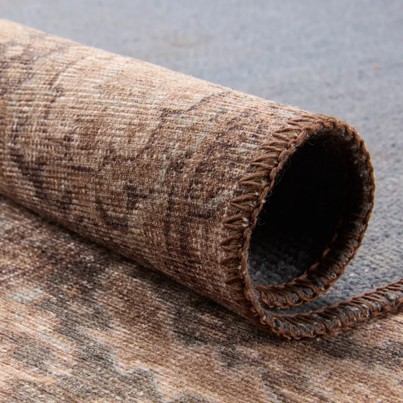 Harman Coffee and Trellis Area Rug