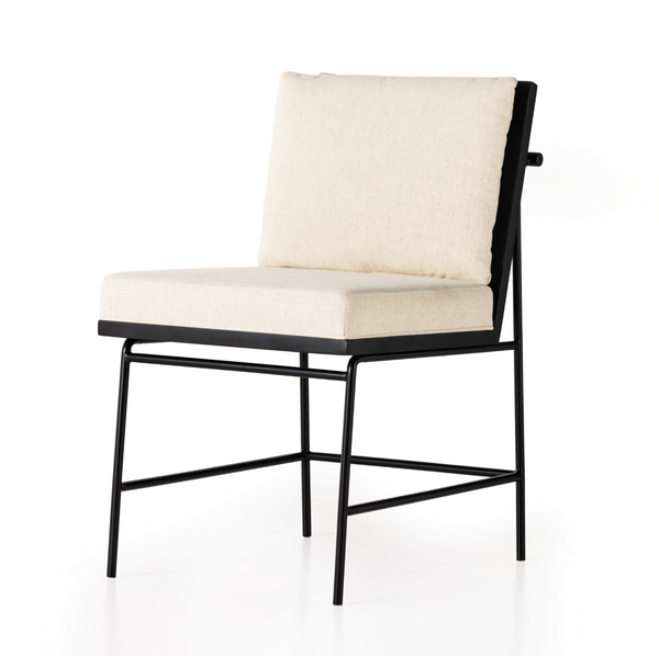 Crete Dining Chair - Black Frame