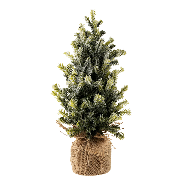 Faux Frosted Pine Tabletop Tree Large