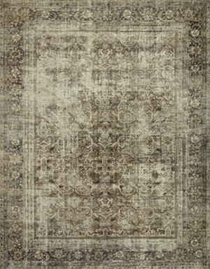 Magnolia Home - Sinclair Washable Pebble and Taupe Area Rug