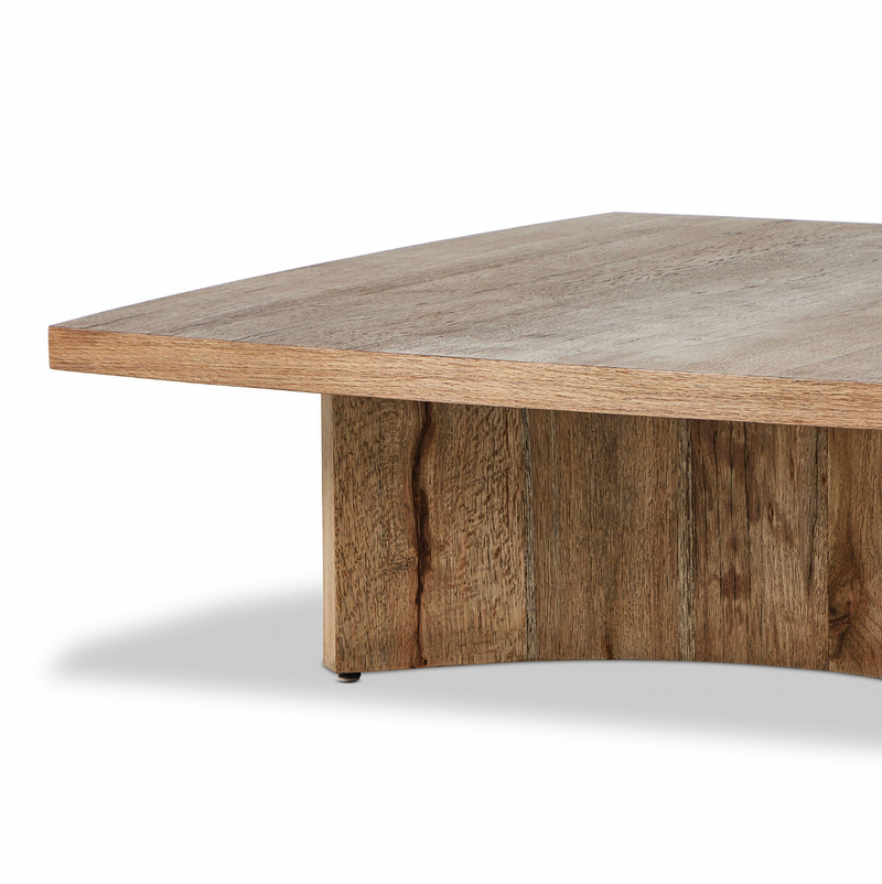 Brinton Square Coffee Table - Rustic Oak