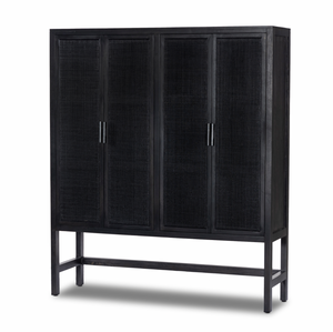 Caprice Cabinet - Black Wash and Black