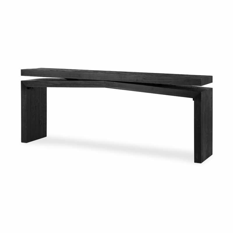 Matthes Console Table - Aged Black