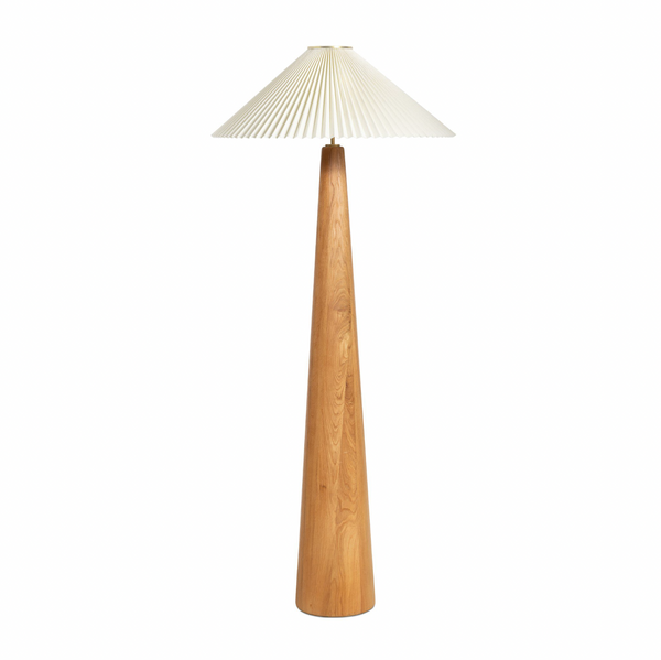 Nora Floor Lamp - Light Oak