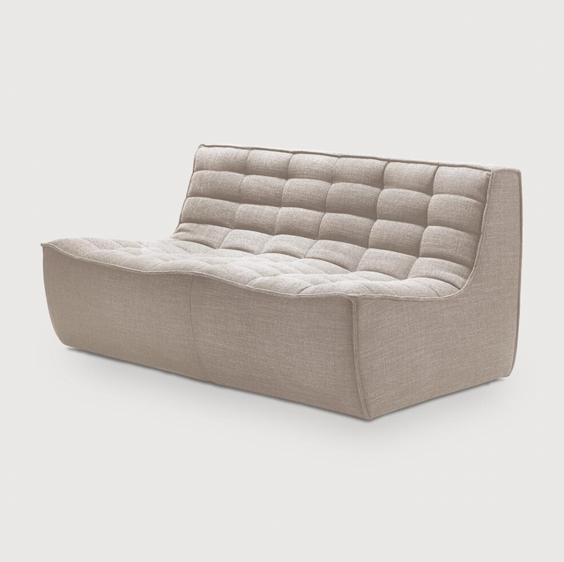 N701 Double Seater Sofa - Beige