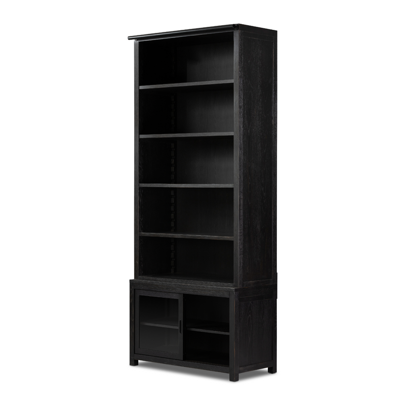 Admont Bookcase - Worn Black