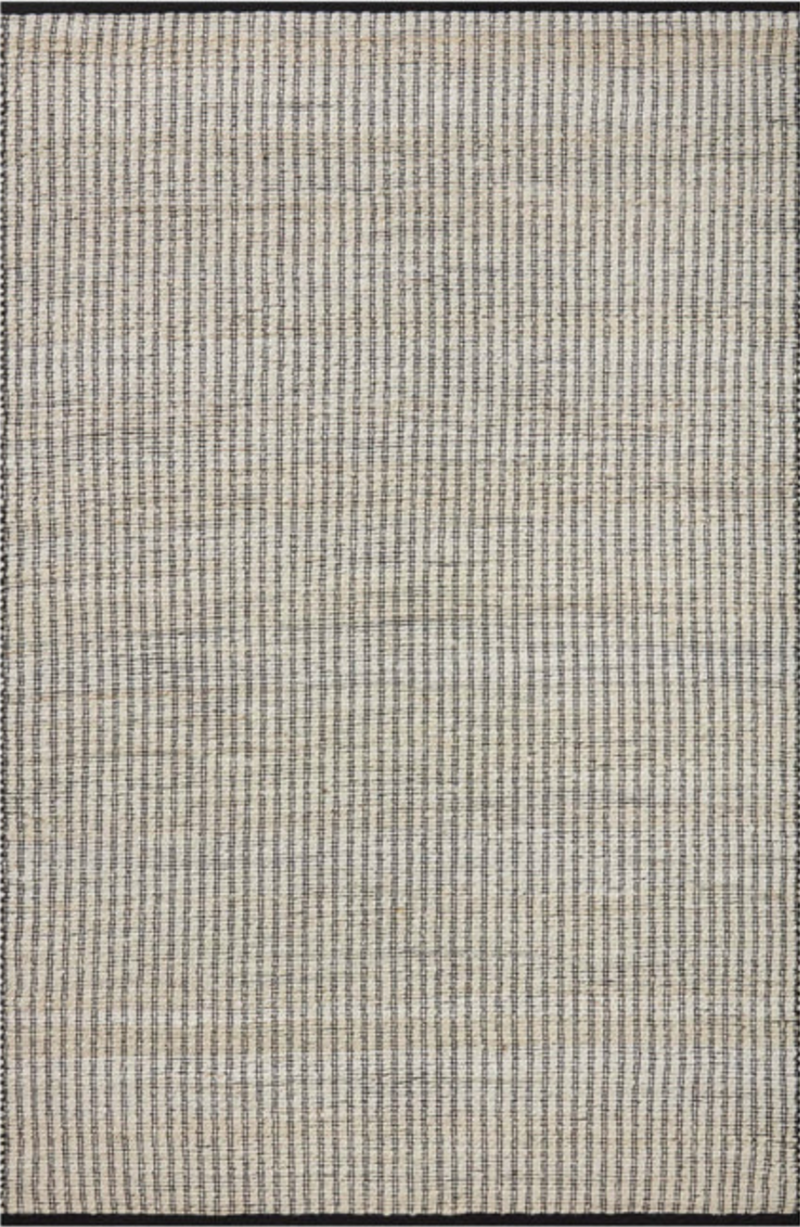 Colton Ivory and Black Area Rug