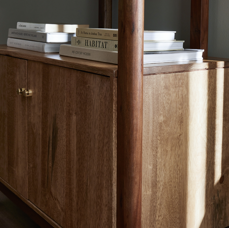 Reza Bookcase - Smoked Honey