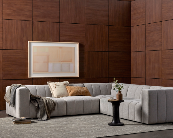Langham Channelled 5-Piece Sectional - Napa Sandstone