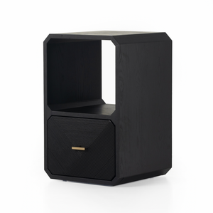 Caspian End Table - Black Ash