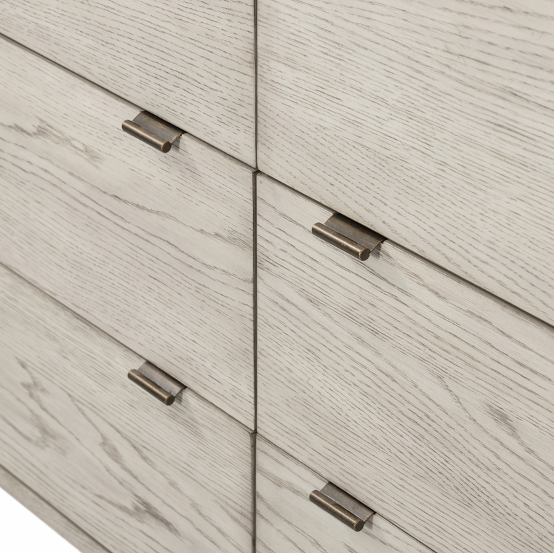 Viggo 6 Drawer Dresser - Vintage White Oak