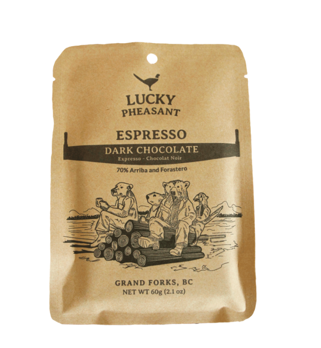 Lucky Pheasant - Espresso - Dark Chocolate Bar
