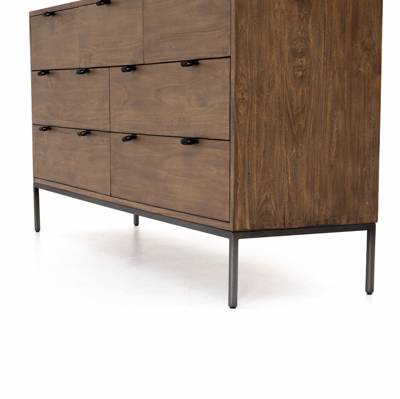 Trey 7 Drawer Dresser - Auburn Poplar