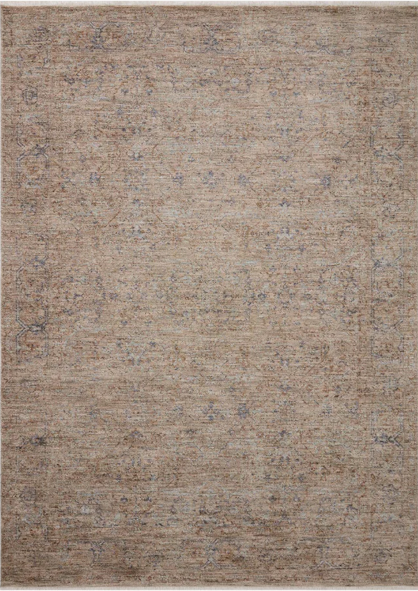 Blake Taupe and Blue Area Rug