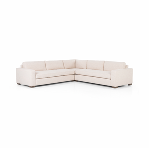 Boone Small 3-Piece Sectional - Thames Cream