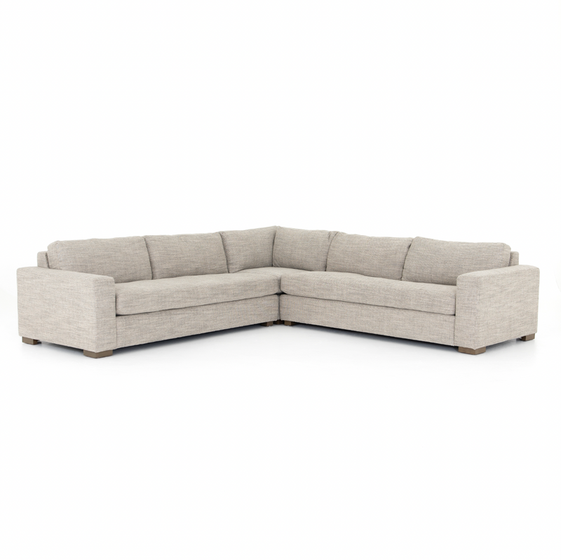 Boone Small 3-Piece Sectional - Thames Coal