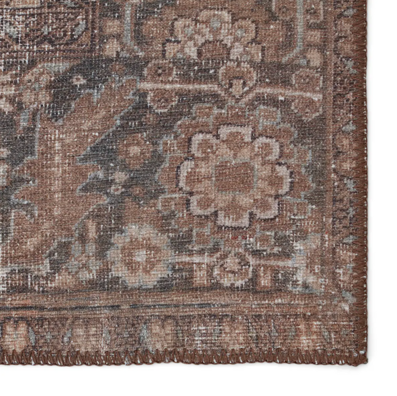 Harman Coffee and Trellis Area Rug