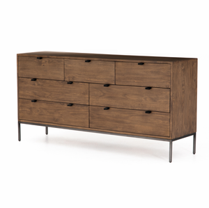 Trey 7 Drawer Dresser - Auburn Poplar