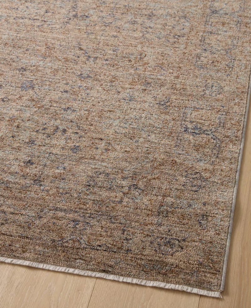 Blake Taupe and Blue Area Rug