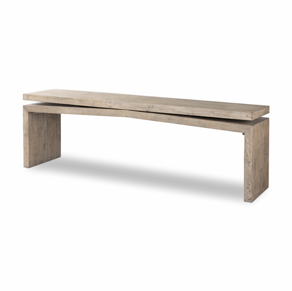 Matthes Large Console Table - Weathered Wheat