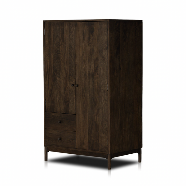 Ophelia Armoire - Aged Brown