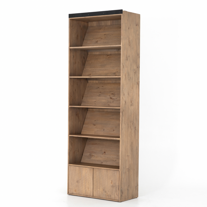 Bane Bookshelf - Smoked Pine