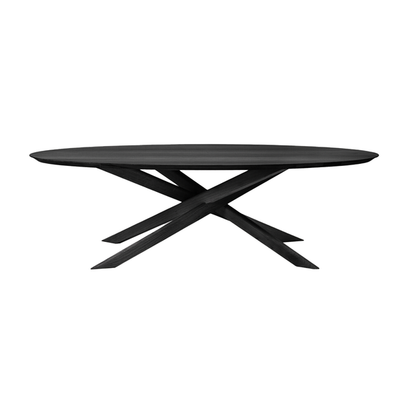 Mikado Oval Dining Table - Black
