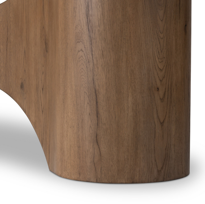 Olexey Oval Dining Table - Rubbed Light Oak
