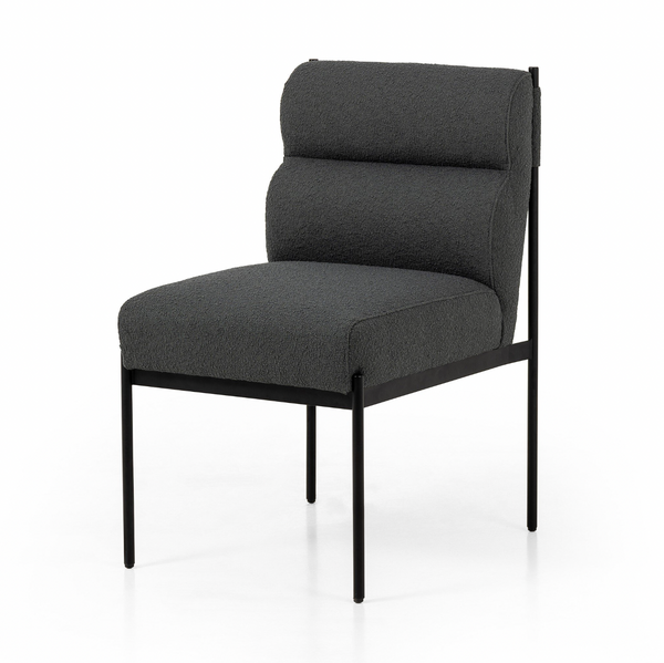 Klein Dining Chair - Fiqa Boucle Slate
