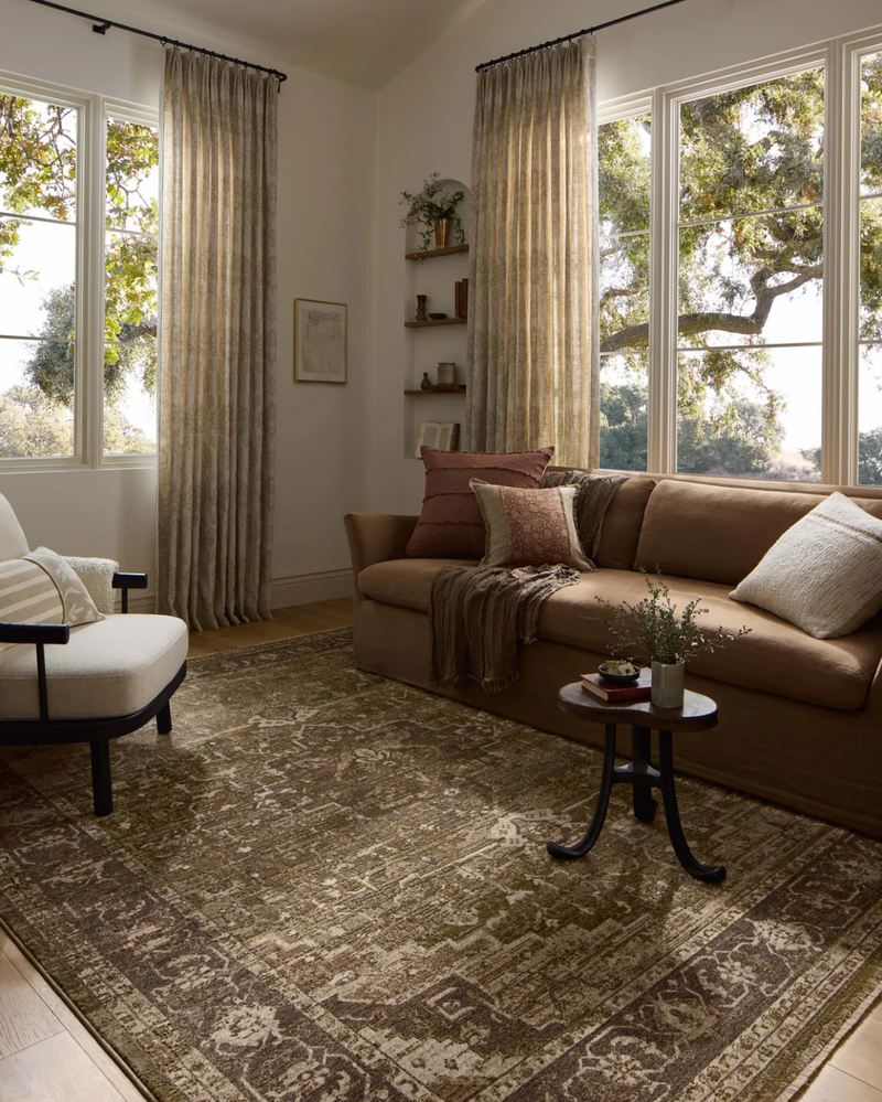 Haywood Moss and Charcoal Area Rug