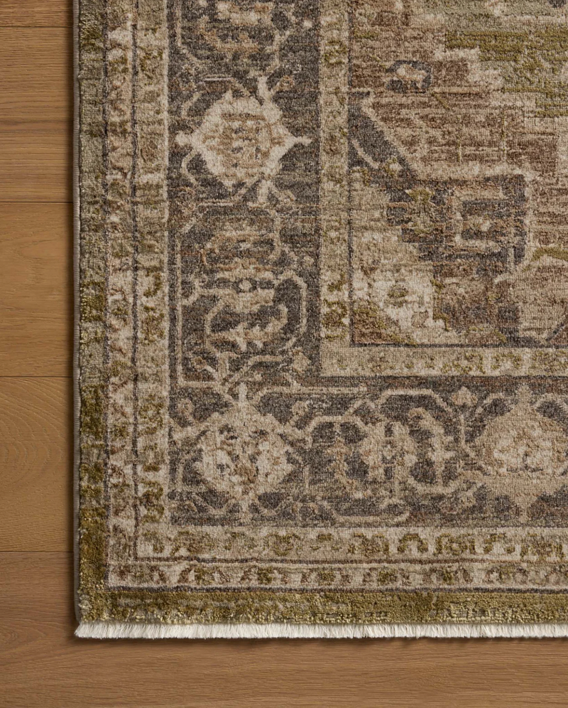 Haywood Moss and Charcoal Area Rug