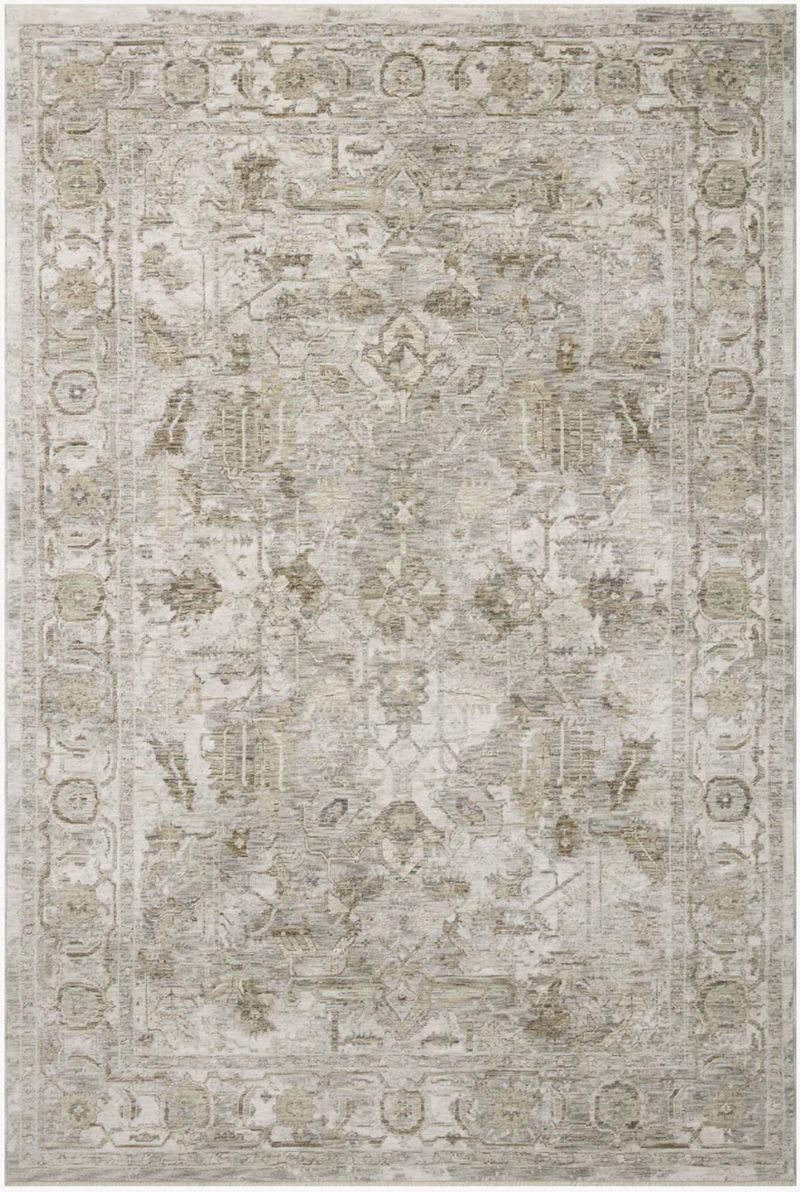 Amber Lewis × Loloi Honora Grey and Taupe Area Rug