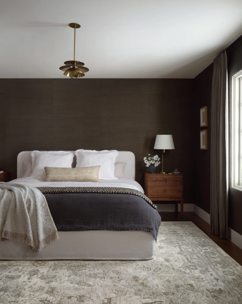 Amber Lewis × Loloi Honora Grey and Taupe Area Rug