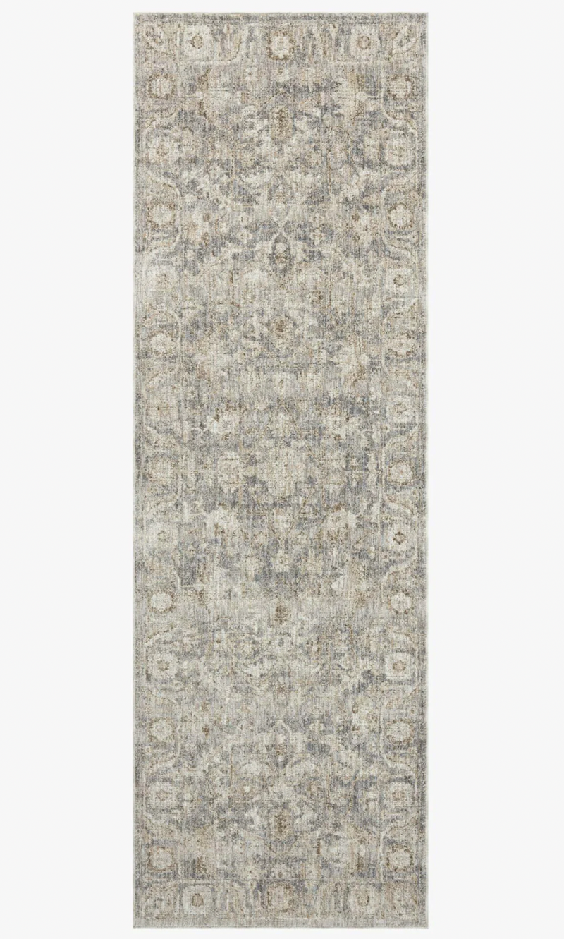 Amber Lewis × Loloi Honora Slate and Beige Area Rug