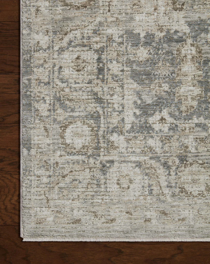 Amber Lewis × Loloi Honora Slate and Beige Area Rug