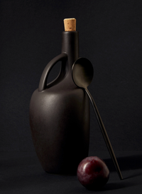 Canard Stoneware Olive Oil Dispenser - Matte Black