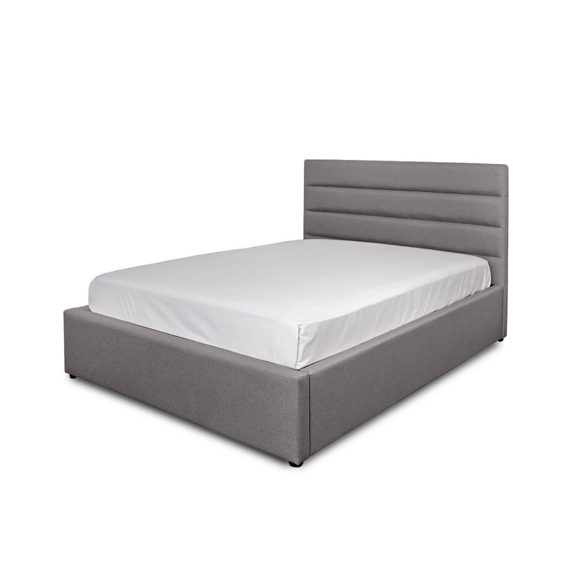 Jacqueline Storage Bed - Greige