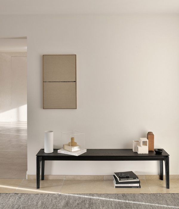 Oak Bok Bench - Black