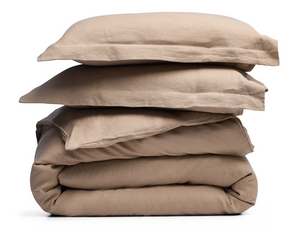 French Linen Duvet Cover - Silver Mink