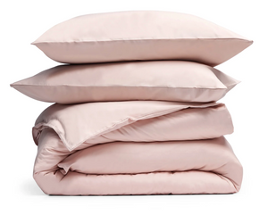 Organic Cotton Duvet Cover - Blush