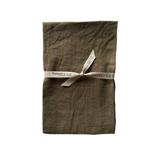 Linen Kitchen Towel - Olive