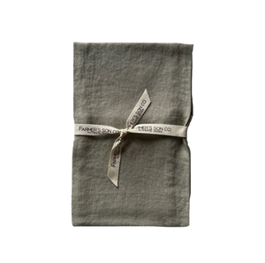 Linen Kitchen Towel - Sage Green