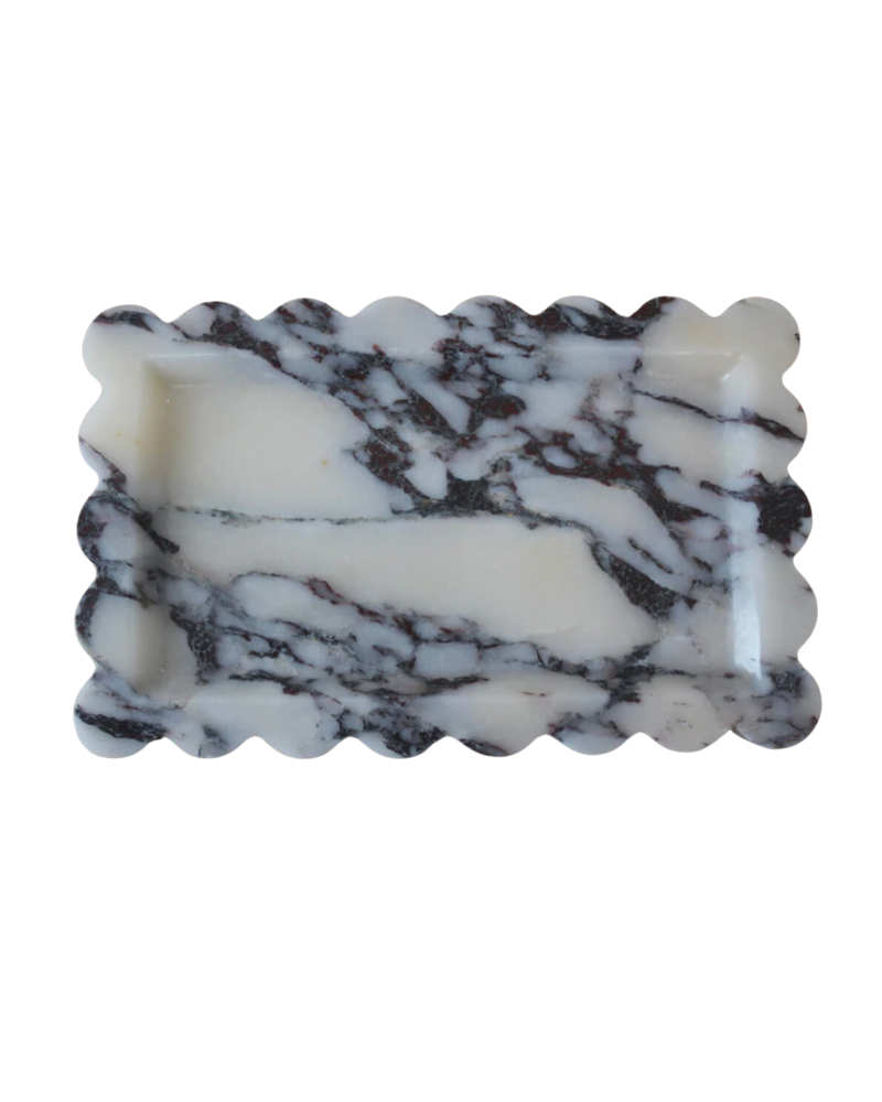 The Cyrus Tray- Marble Rectangle