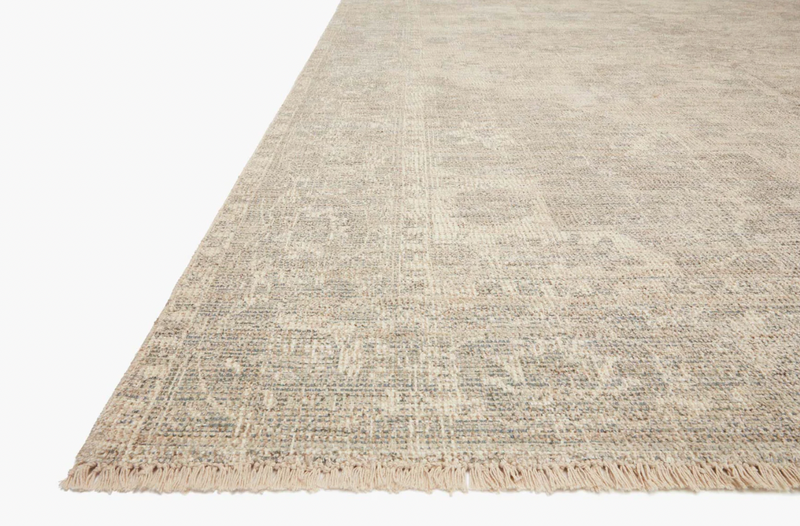 Priya Ivory and Grey Area Rug