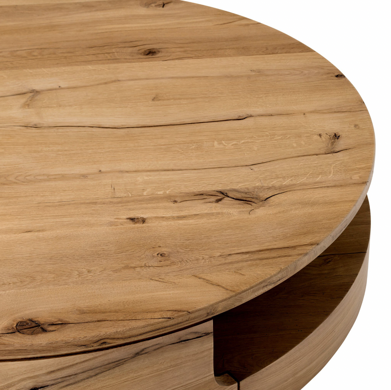 Matheus Coffee Table - Natural Reclaimed French Oak