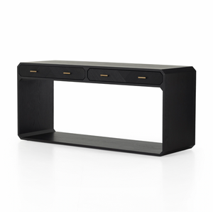 Caspian Console Table - Black Ash Veneer
