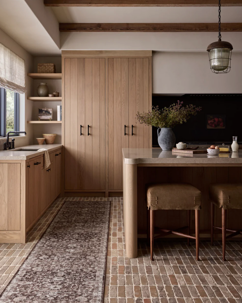 Amber Lewis x Loloi Josie Earth and Natural Machine Washable Area Rug